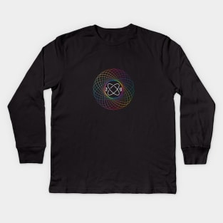 Rainbow EVERGLOW LOGO Kids Long Sleeve T-Shirt